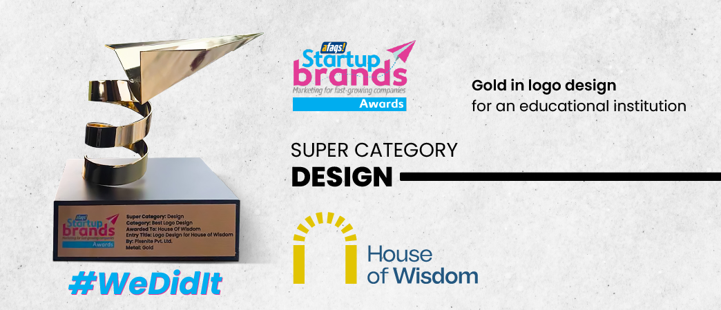Gold Award for Super Category Design: "House of Wisdom" Logo Design
