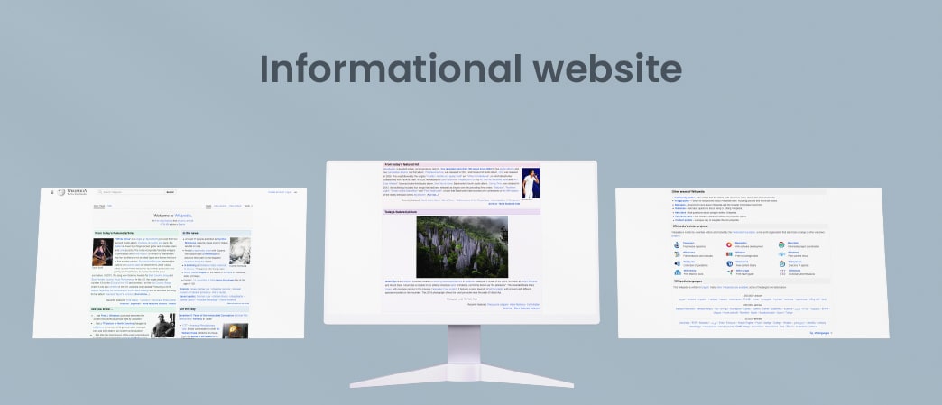 Informational website